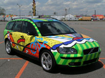 Specially painted cars